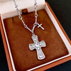 Silver Tone Cross