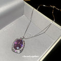 Purple Crystal Halo Jewelry Separates Decorative Jewelry view 2