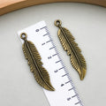 Metallic Leaf Metal Charms with 25 Listed Options for DIY Jewelry Making view 9