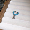 Blue Ear Cuff