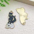 Black Cat Metal Charms with 9 Listed Options for DIY Jewelry Making view 7