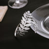 Silver Leaf Cuff