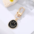 Gold Tone Colorful Enamel Smiley Face Clip Keychains view 11