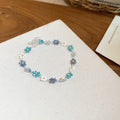 Beaded Daisy Flower Necklace Bracelet Ring Crystal Pieces view 11