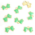 Colorful Enamel Bow Jewelry Components For DIY Earrings And Bracelets Charms view 12