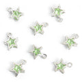Polished Star Glass And Alloy Charms in 7 Styles for Jewelry Crafts view 7