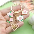 Flower Charm Keychains in 46 Pictured Variations for Bags and Keys view 2