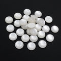 Black and White Oval Resin Cabochons in Five Size Options view 4