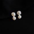 Gold Pearl Clip-On Earrings Assorted Decorative Styles view 6