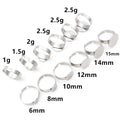 Adjustable Flat Pad Ring Blanks in Gold and Silver Tones view 2