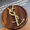 Gold Abstract Letter