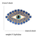 Crystal Eye Brooch In 4 Color Variants For Jackets and Scarves view 3