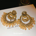 Ornate Beaded Chandelier Earrings in Nine Colors Jewelry Accessory view 4