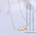 Minimal Disc Bead Choker Necklace Cluster or Spaced Layouts view 3