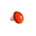 Oval Resin Cabochon Clear Band Rings in Six Colors view 5