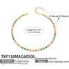 TXP138 Multicolor-Gold Necklace