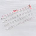 Eight Charm Metal Extension Chains in Three Finishes Jewelry Findings view 6
