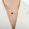 Green Glass Necklace