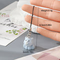 Flocked Mini Animal Phone Strap Charms Lobster 23 Styles view 3