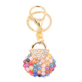 Pearl Bead Handbag Keychain Gold Clasp Multicolor White Options view 5