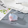 Flocked Resin Animal Phone Strap Charms 16 Color Styles view 4
