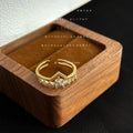 Gold Crown Open Adjustable Ring Clear Zirconia Stones view 3