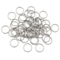 Twisted Stainless Steel Jump Rings in Seven Pictured Sizes view 4