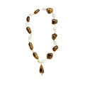 Beaded Statement Necklaces in Five Soft Stone Colors view 5