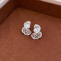 Filigree Butterfly And Crystal Stud Earrings Fashion Jewelry view 7