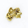 Antique Cherub With Rose Brooch for Jackets Scarves and Coats view 4