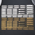 Black Letter Metal Charms with 21 Listed Options for DIY Jewelry Making view 1