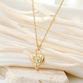 Gold Tone Vintage Eye and Symbol Medallion Necklaces in Thirteen Designs view 10