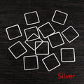 Open Square Metal Connector Frames in Four Finishes and Three Sizes view 7