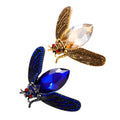 Bee Crystal Two Designs Metal Brooch Pin for Jackets and Lapels view 5