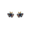 Blue Butterfly Red