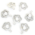 Crystal-Accented And Pearl-Look Gold Silver Pearl Pearl-look Jewelry Pendants in 2 Styles view 3