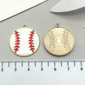 Enamel Zinc Alloy Baseball Tennis Cap Sneaker Charm Pendant for Sports Jewelry DIY