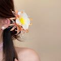 Fabric Flower Hair Claw Clips Sixty Assorted Styles view 6