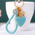 Double Sided Heart Keychains in Four Colors with Matching Fortune Loops view 4