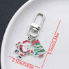 Silver Skating Santa