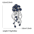 Crystal Jellyfish Brooch With Flowing Tentacles in Four Colors view 7