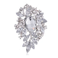 Flower Crystal Eleven Designs Metal Brooch Pin for Jackets and Lapels view 1