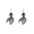 Four Color Hollow Goldfish Double Sided Long Hook Earrings view 5
