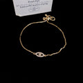 Crystal Evil Eye Pendant Necklaces Bracelets Gold Silver Six Styles view 7