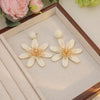 White Woven Flowers