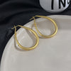 Gold Teardrop Hoops