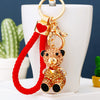 Champagne-Strap Seated-Bear