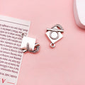 Alloy Metallic Graduation Theme and Graduation Cap Metal Charms with 13 Listed Options view 10