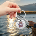 Fishing Master Multi Charm Keychain Hook Fish Disc view 3