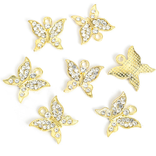 Printed dimensions and weight for the butterfly silhouette charm